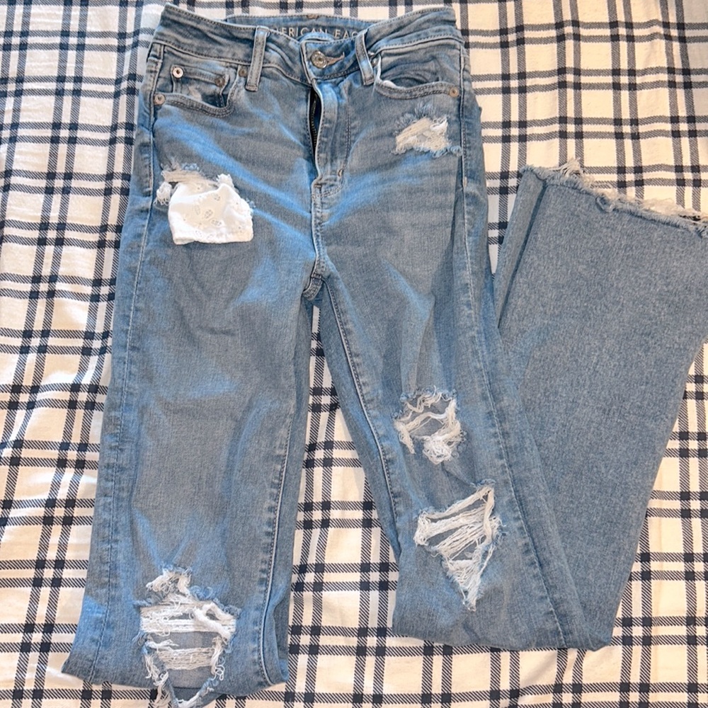 Light Wash Bell Bottoms